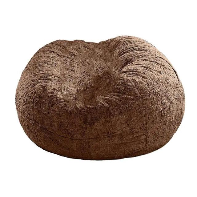 Giant Fluffy Fur Bean Bag - ADIAMANT FINDS