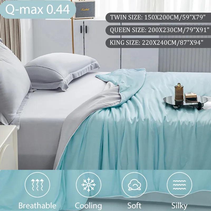 Cooling Blankets Smooth Air Condition Comforter ADIAMANT FINDS