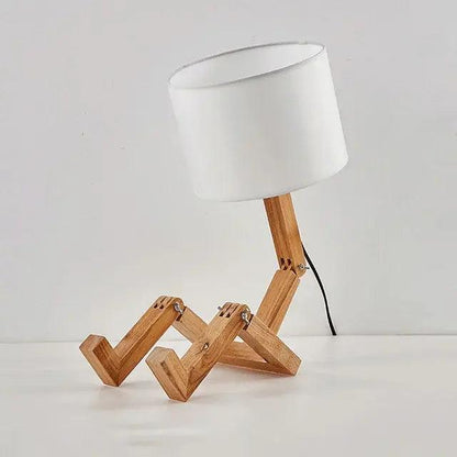 Table Lamp Robot Shape ADIAMANT FINDS