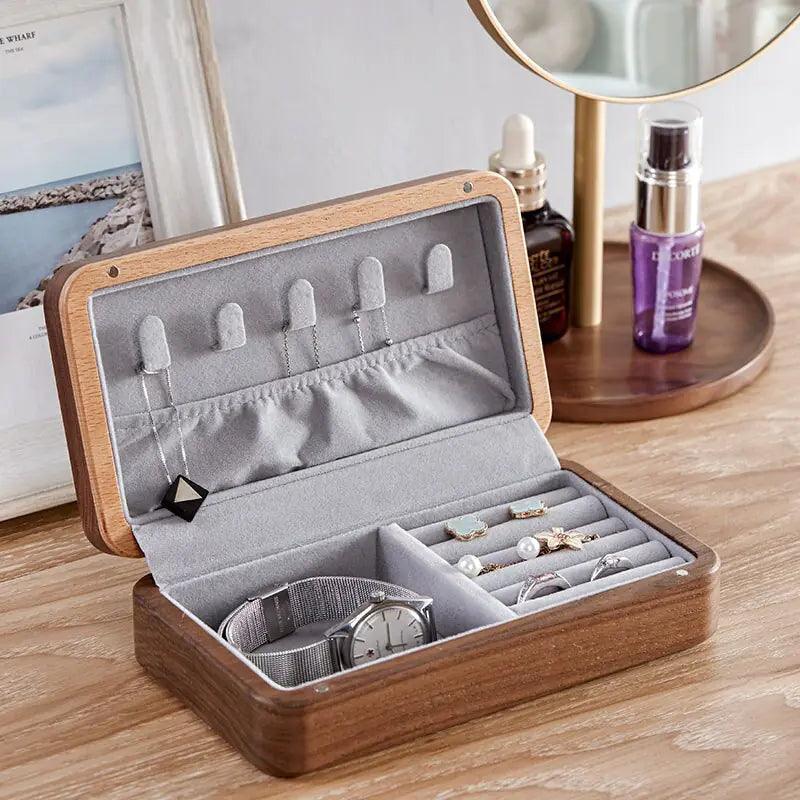 Luxury Wood Jewelry Box ADIAMANT FINDS