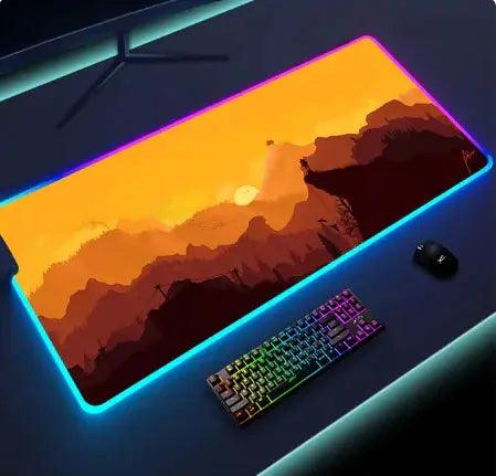 Luminous LED Lighting Mouse Pad  | ADIAMANT FINDS