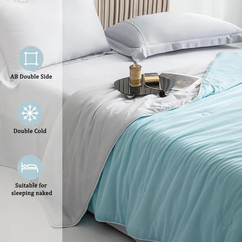 Cooling Blankets Smooth Air Condition Comforter ADIAMANT FINDS