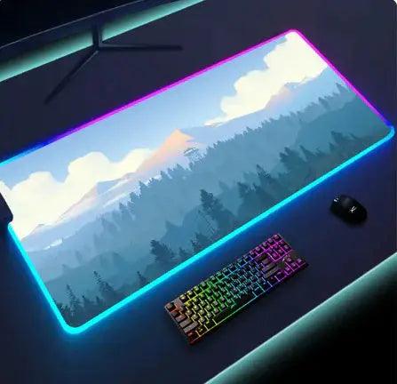 Luminous LED Lighting Mouse Pad  | ADIAMANT FINDS