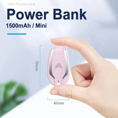 Portable Mini Power Bank Keychain  | ADIAMANT FINDS