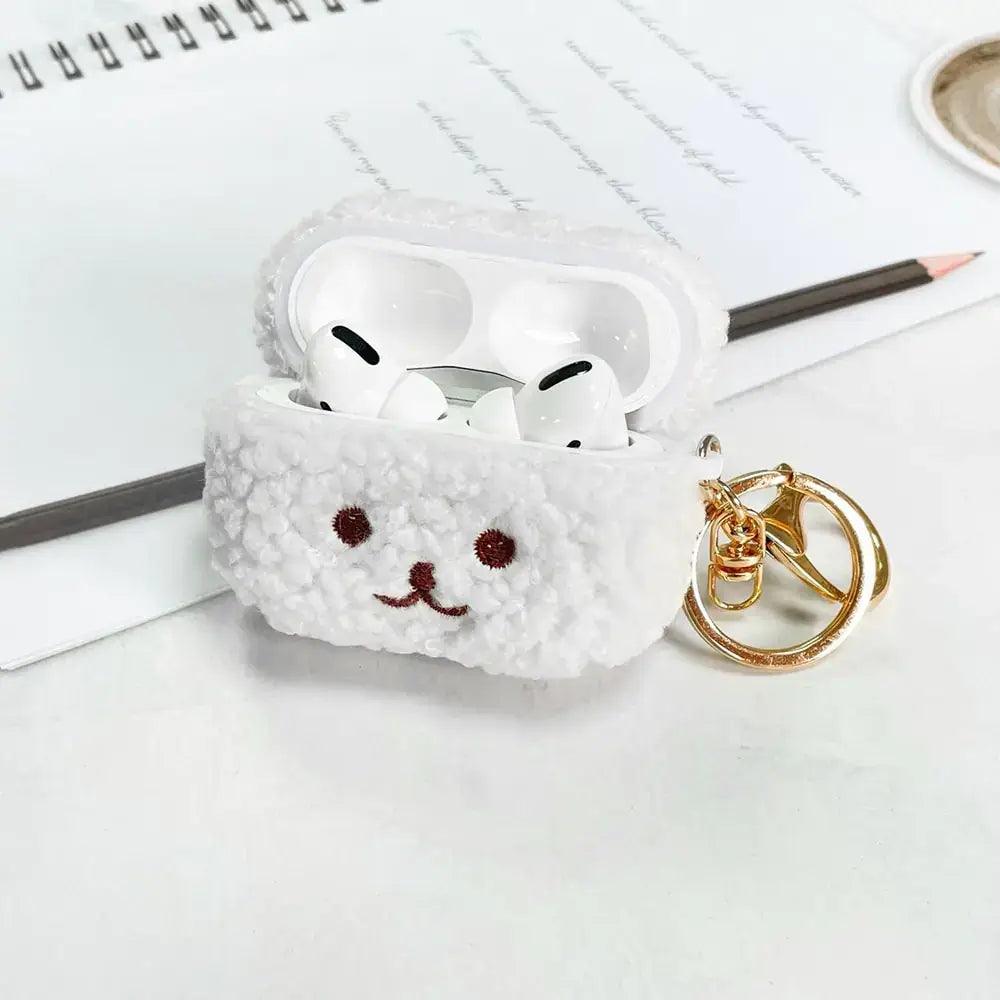 Cute Plush Bear Earphone Case