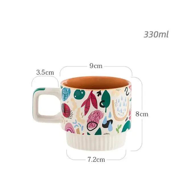 DIY Hand-Painted Ceramic Mug  | ADIAMANT FINDS