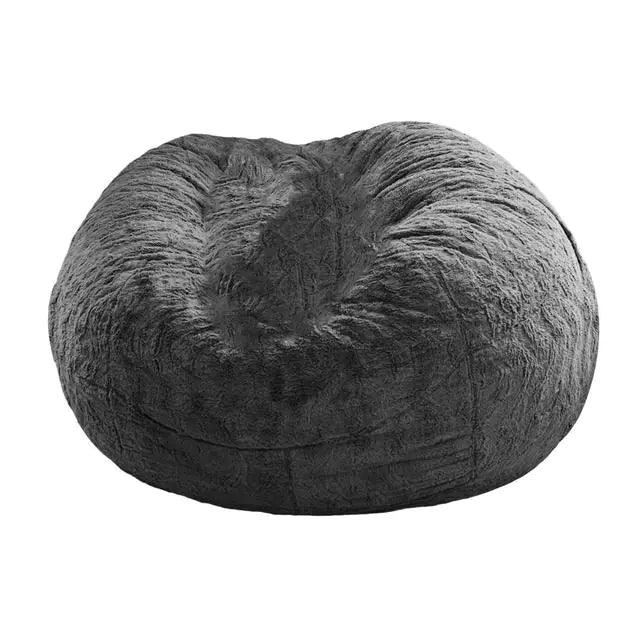 Giant Fluffy Fur Bean Bag - ADIAMANT FINDS