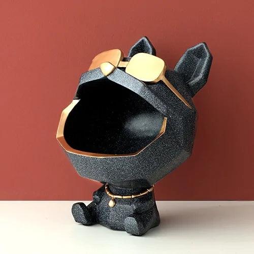 Big Mouth Dog Resin Storage Box: Cool Home Decor Gift - ADIAMANT FINDS