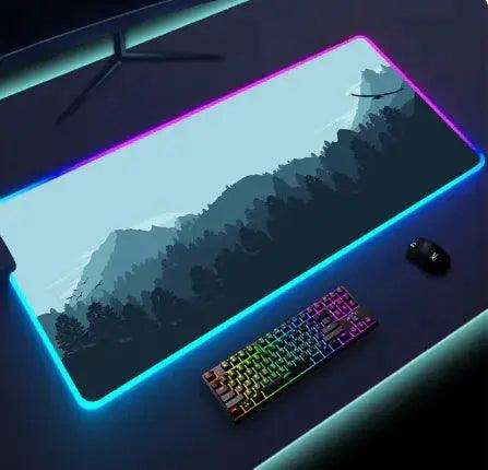 Luminous LED Lighting Mouse Pad  | ADIAMANT FINDS