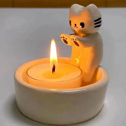 Kitten Paws Tea-light Candle Holder - ADIAMANT FINDS