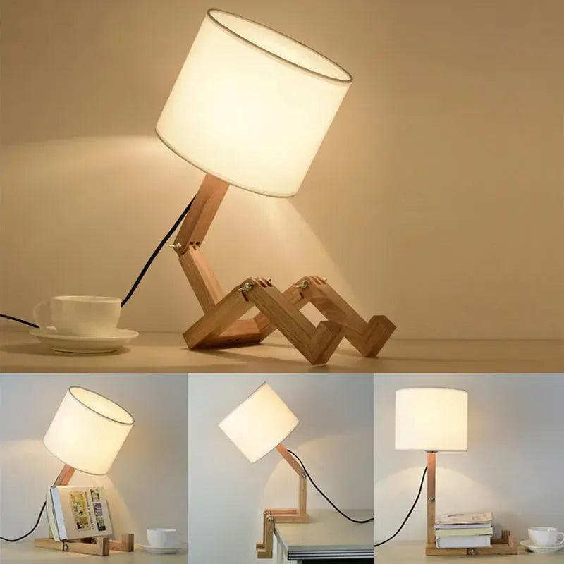 Table Lamp Robot Shape ADIAMANT FINDS