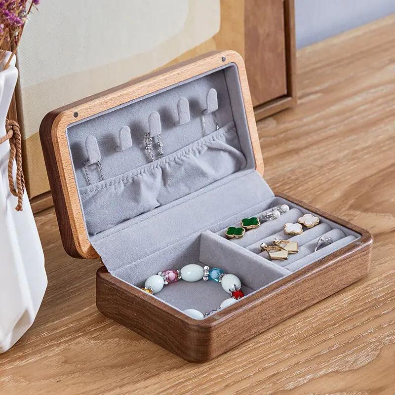 Luxury Wood Jewelry Box ADIAMANT FINDS