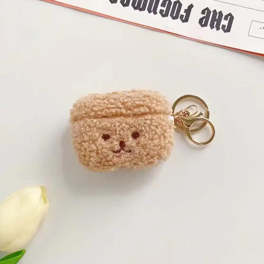 Cute Plush Bear Earphone Case