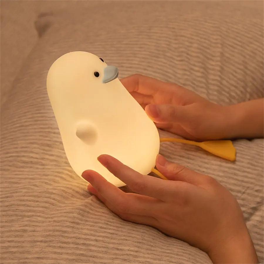 Cute Duck Bedside Night Lamp ADIAMANT FINDS