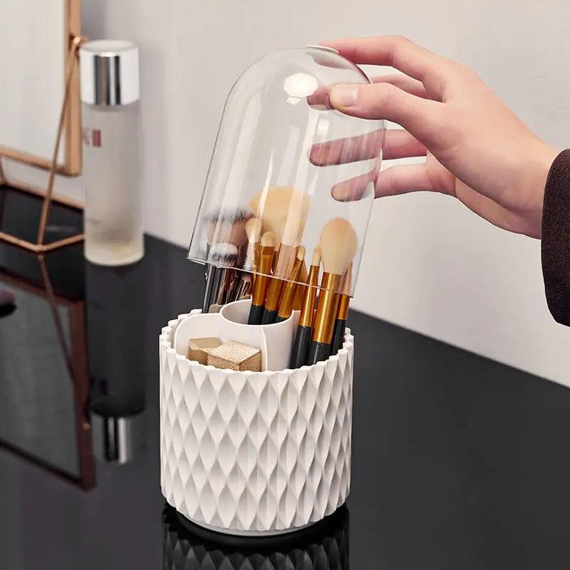 Rotating Makeup Brush Storage - ADIAMANT FINDS