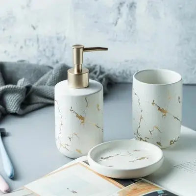 Nordic Matte Bathroom Accessories Set VELVET VOGUE