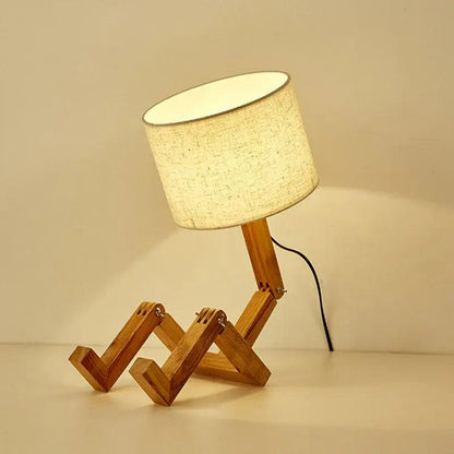 Table Lamp Robot Shape ADIAMANT FINDS