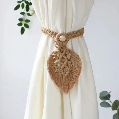 Macrame Room Decoration Curtain Tieback Rope  | ADIAMANT FINDS