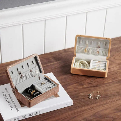 Luxury Wood Jewelry Box ADIAMANT FINDS