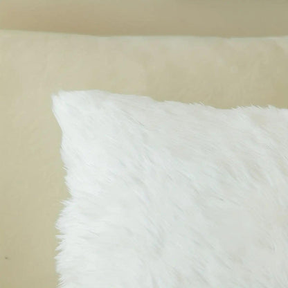 Luxurious Soft Faux Fur Throw Pillow Covers ADIAMANT FINDS