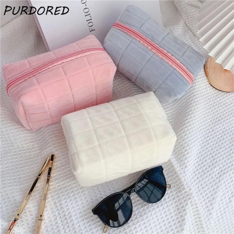 Fur Makeup Bag - ADIAMANT FINDS