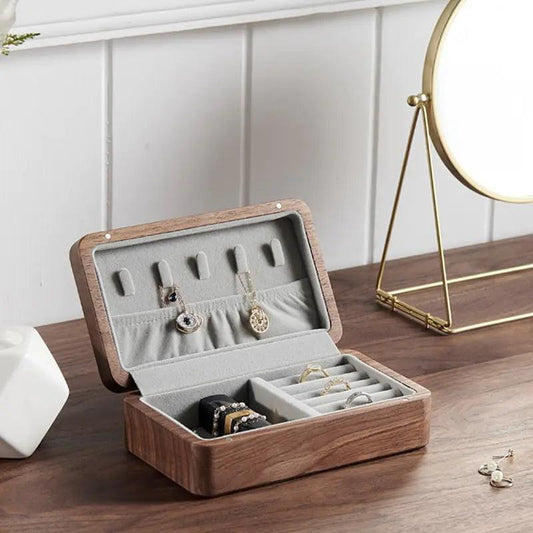 Luxury Wood Jewelry Box ADIAMANT FINDS