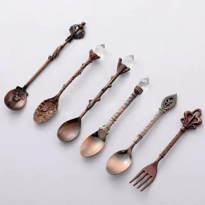 Vintage Dessert Royal Style Cutlery Set  | ADIAMANT FINDS