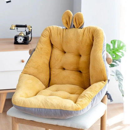 Thick Winter Plush Cushion Backrest Chair Seat ADIAMANT FINDS