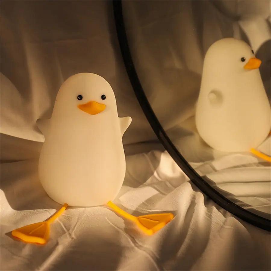 Cute Duck Bedside Night Lamp ADIAMANT FINDS