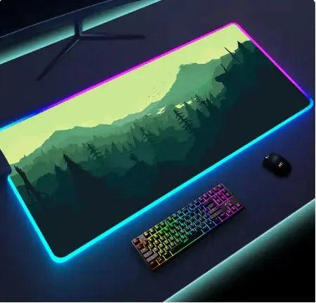 Luminous LED Lighting Mouse Pad  | ADIAMANT FINDS