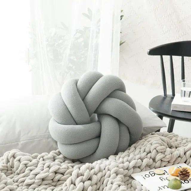 Regina Cotton DIY Hand-Knot Back Cushions