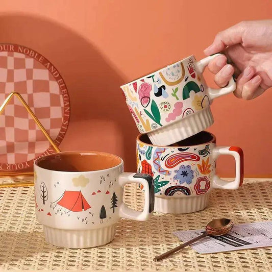 DIY Hand-Painted Ceramic Mug  | ADIAMANT FINDS