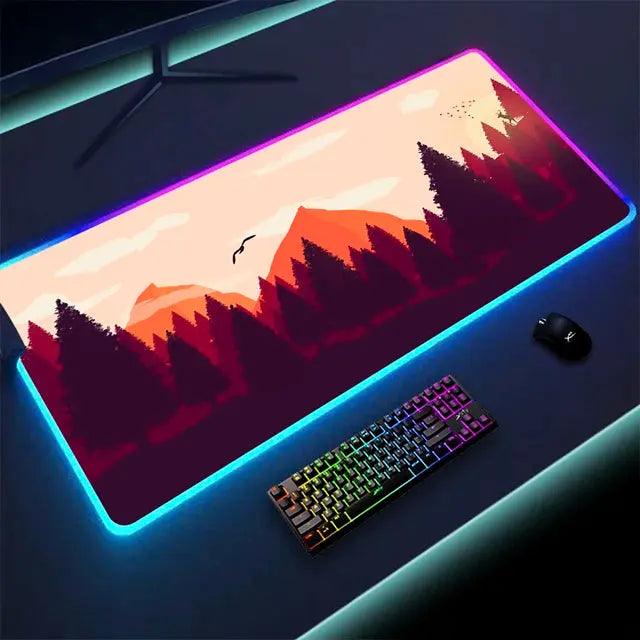 Luminous LED Lighting Mouse Pad  | ADIAMANT FINDS