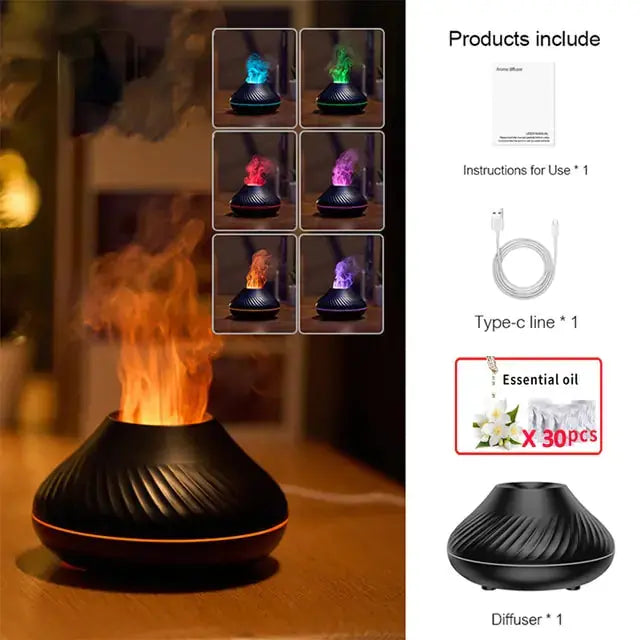 REUP Volcanic Flame Diffuser VELVET VOGUE