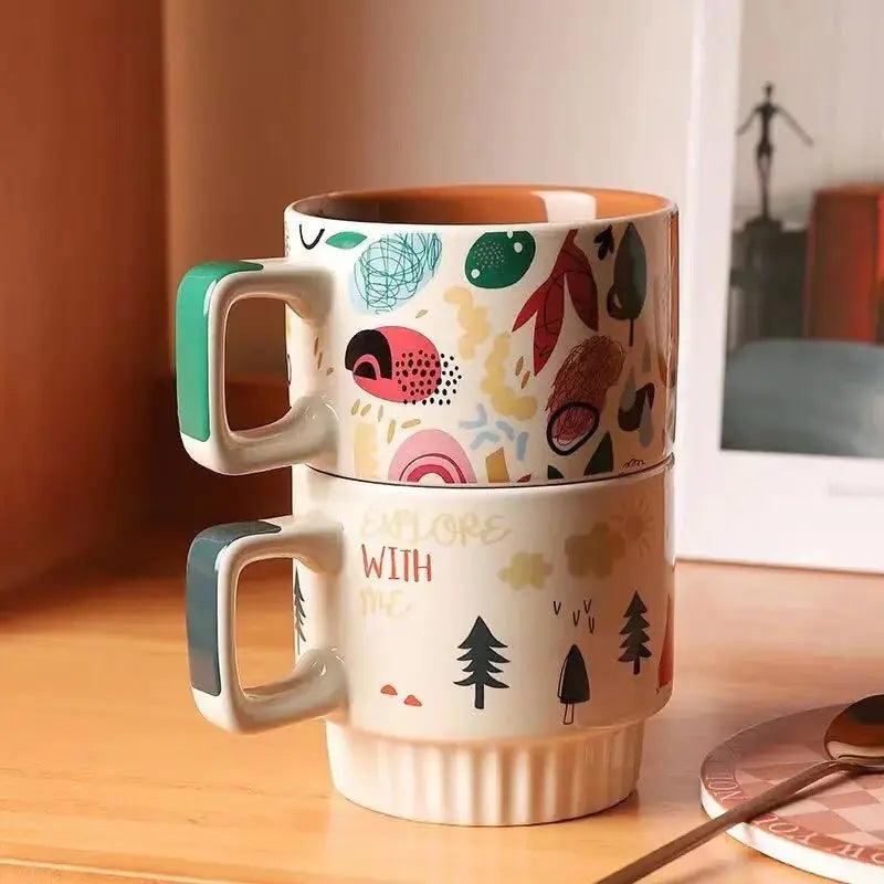 DIY Hand-Painted Ceramic Mug  | ADIAMANT FINDS