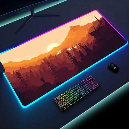 Luminous LED Lighting Mouse Pad  | ADIAMANT FINDS