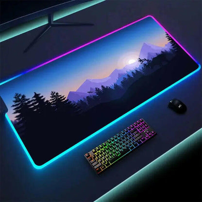 Luminous LED Lighting Mouse Pad  | ADIAMANT FINDS