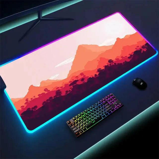 Luminous LED Lighting Mouse Pad  | ADIAMANT FINDS