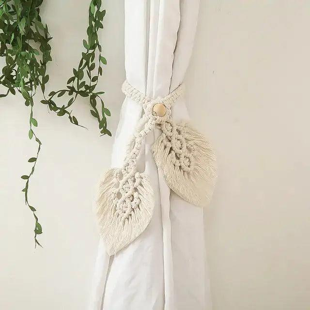 Macrame Room Decoration Curtain Tieback Rope  | ADIAMANT FINDS