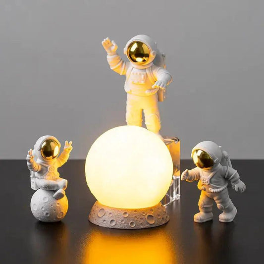 Astronaut and Moon Home Decor Set  | ADIAMANT FINDS