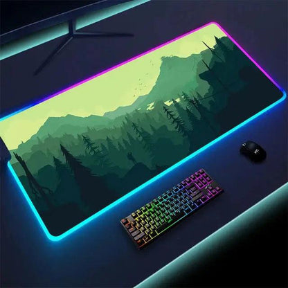 Luminous LED Lighting Mouse Pad  | ADIAMANT FINDS