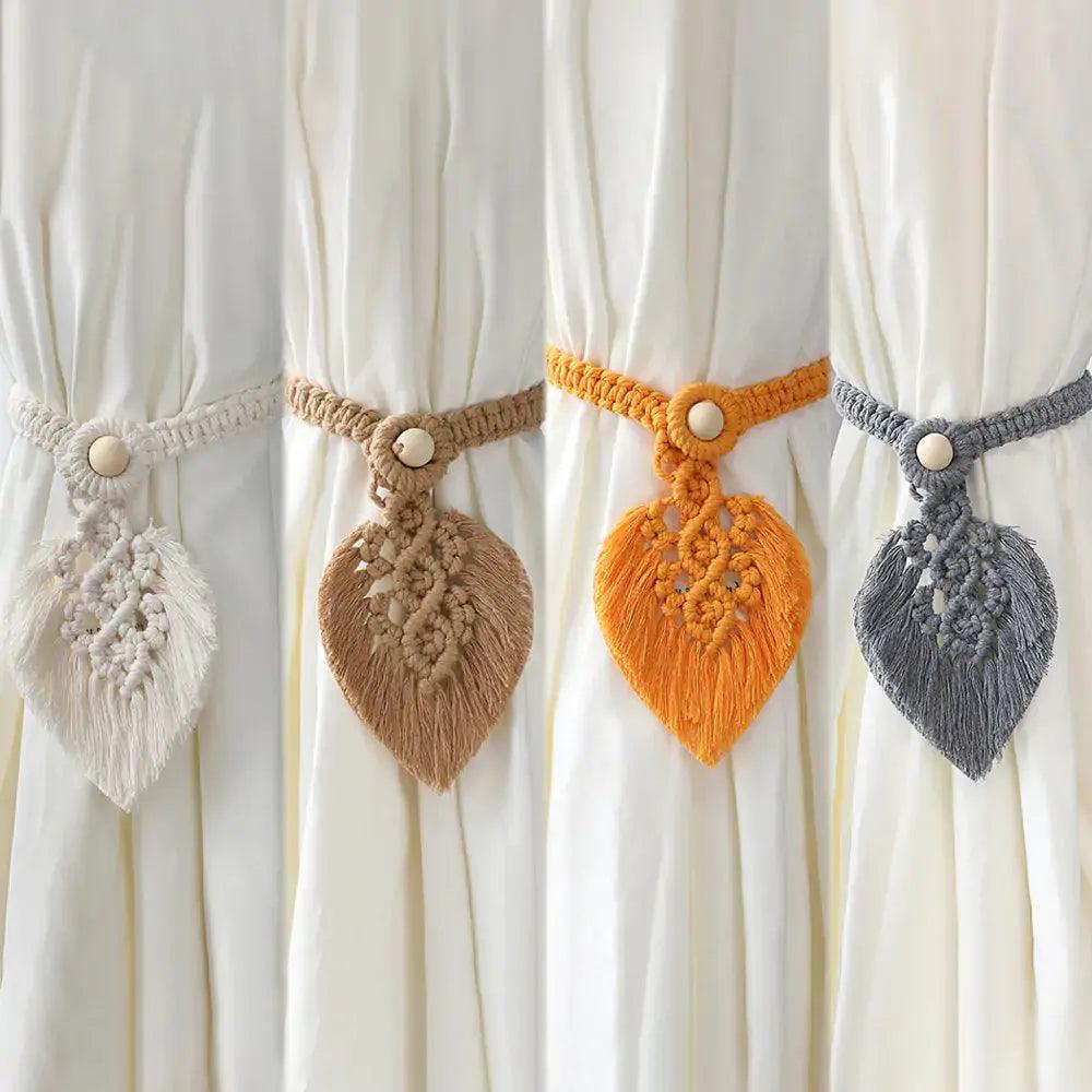 Macrame Room Decoration Curtain Tieback Rope  | ADIAMANT FINDS