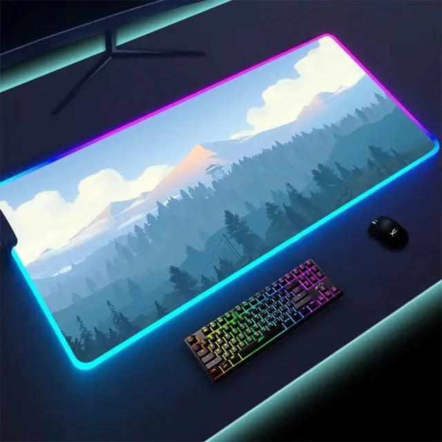 Luminous LED Lighting Mouse Pad  | ADIAMANT FINDS