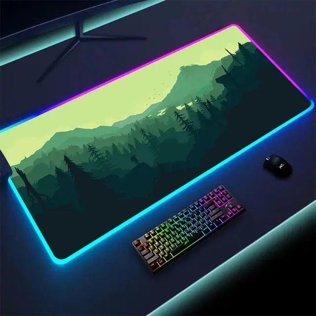 Luminous LED Lighting Mouse Pad  | ADIAMANT FINDS