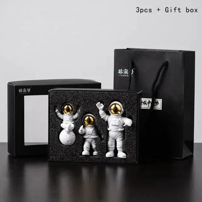 Astronaut and Moon Home Decor Set  | ADIAMANT FINDS