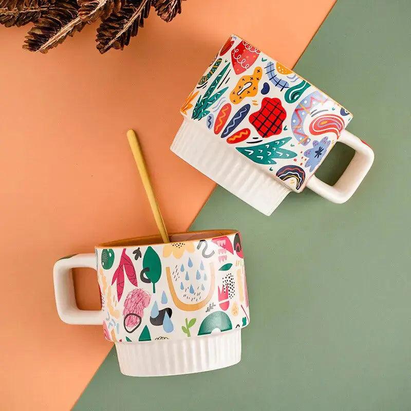 DIY Hand-Painted Ceramic Mug  | ADIAMANT FINDS