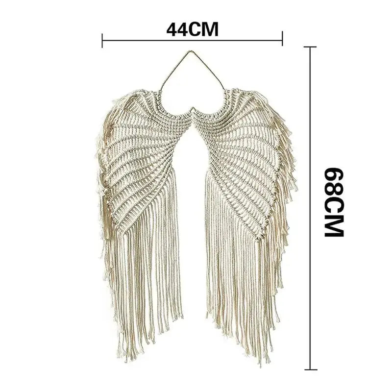 Angel Wings Woven Hanging DÃ©cor VELVET VOGUE