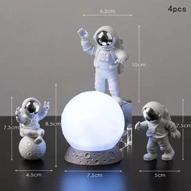 Astronaut and Moon Home Decor Set  | ADIAMANT FINDS