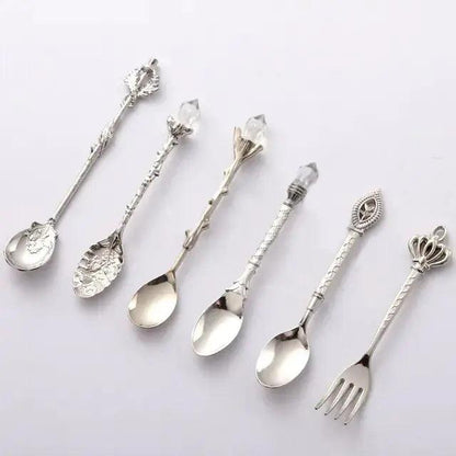 Vintage Dessert Royal Style Cutlery Set  | ADIAMANT FINDS