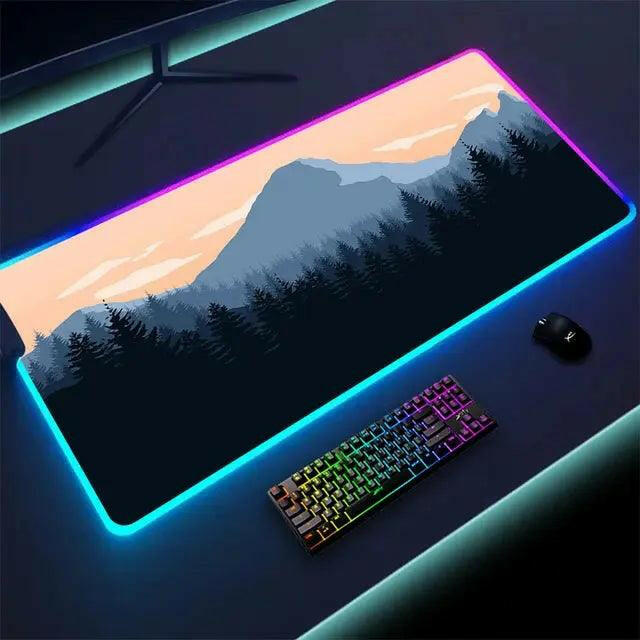 Luminous LED Lighting Mouse Pad  | ADIAMANT FINDS